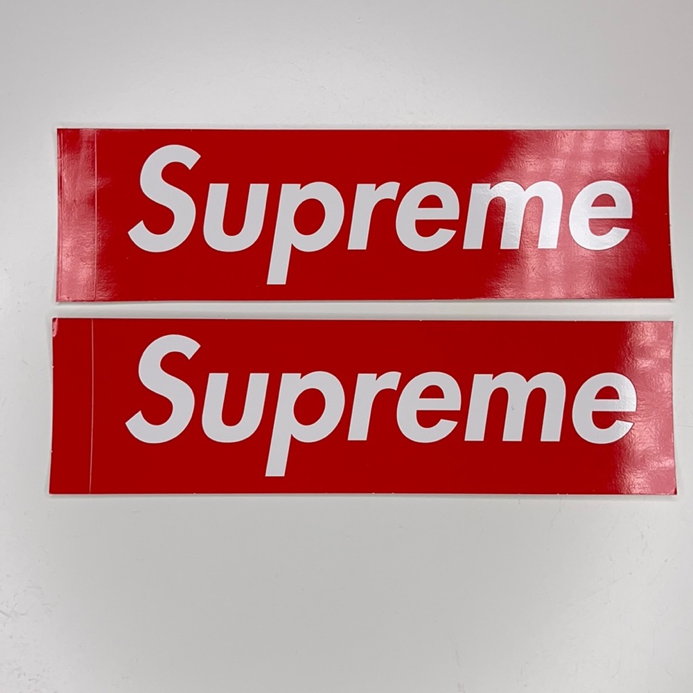 Authentic Supreme Box Logo Stickers (2)